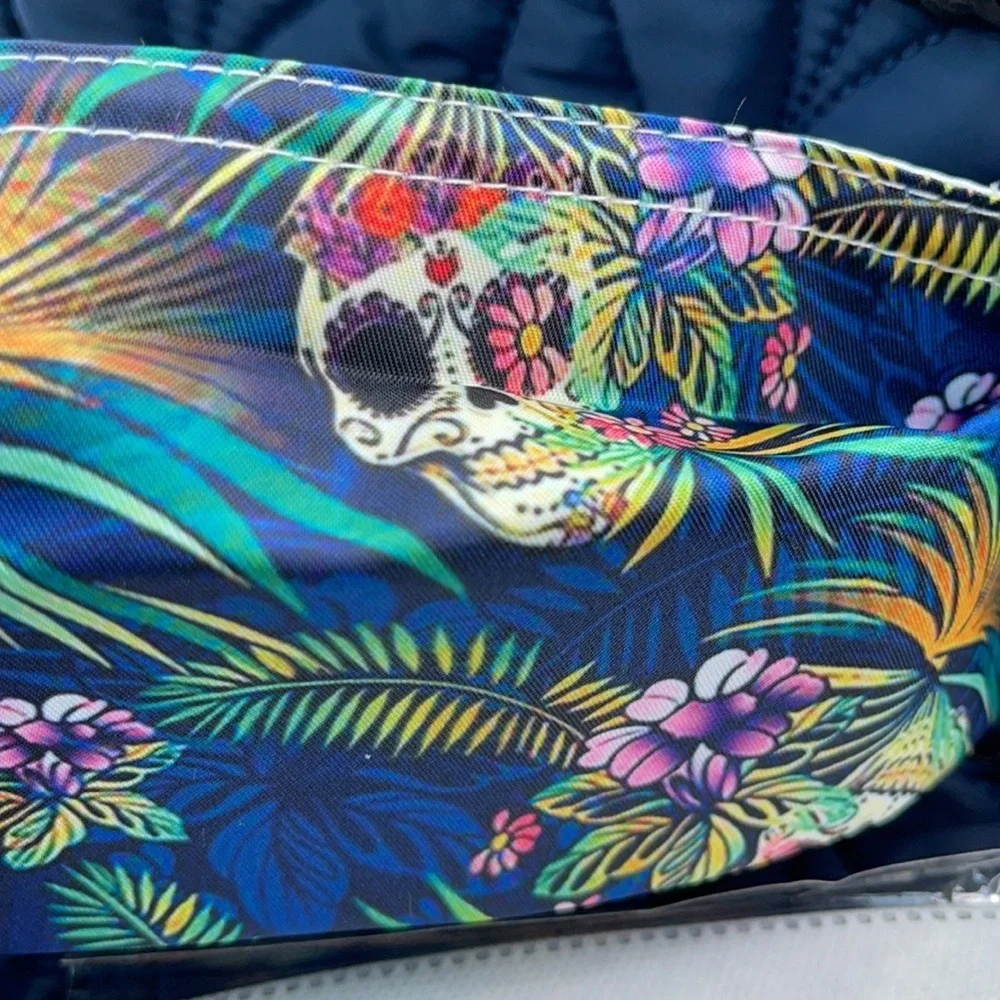 6/$20 New floral skull face mask with filters
